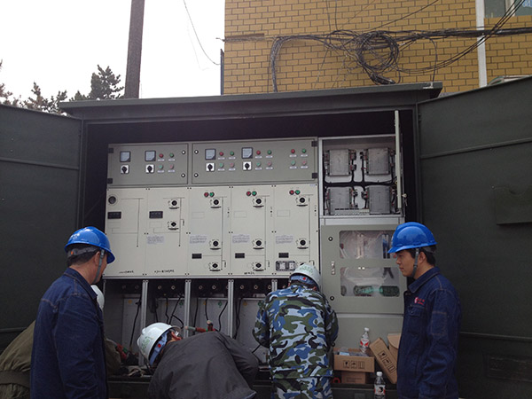 內蒙寧城主城區雙環合網自動化控制開閉所